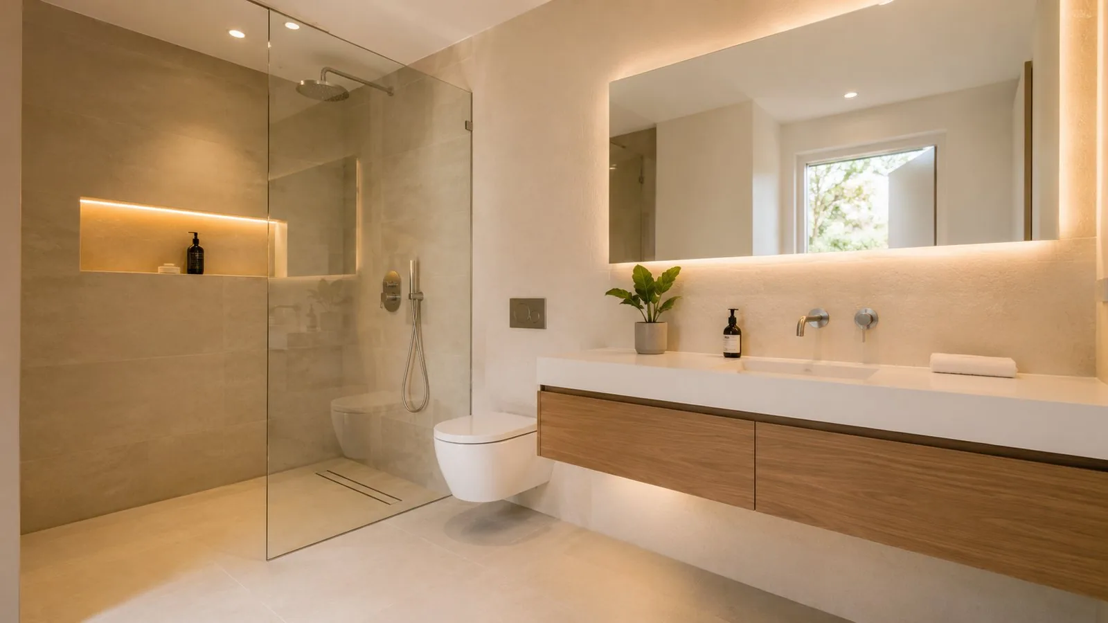 Maltepe apartman dairesi için modern banyo tadilatı örneği