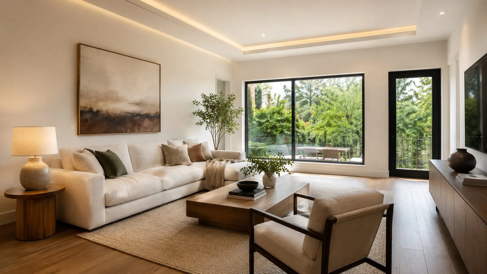 Salon ve yaşam alanı yenileme uygulaması
